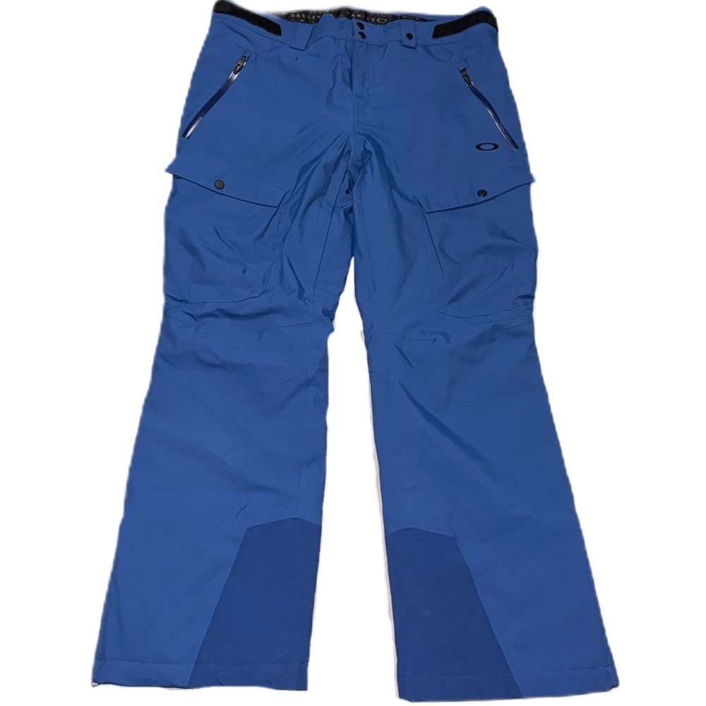 OAKLEY L Snow Pants Ski Snowboard Insulated Beautiful Royal Blue Women EUC